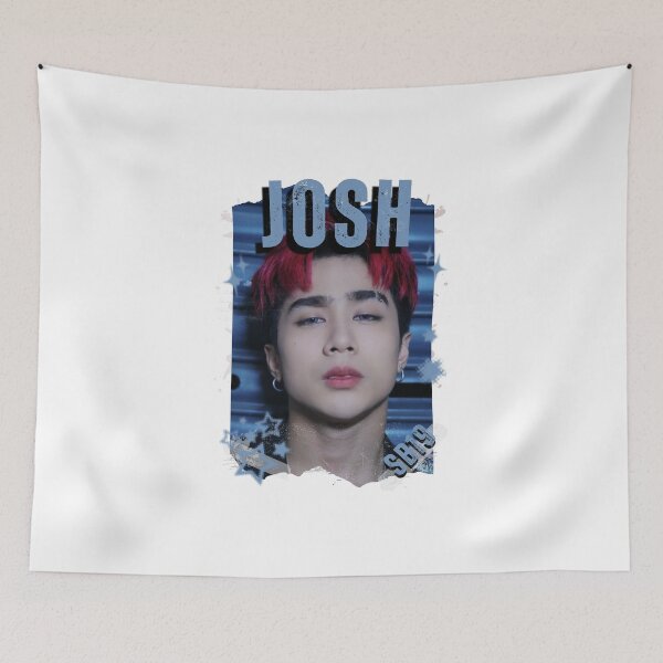 Item preview, SB19 Josh Kings of P-pop Filipino in Monochrome Black and White Collage Art Design designed and sold by HELL0WBELLO.