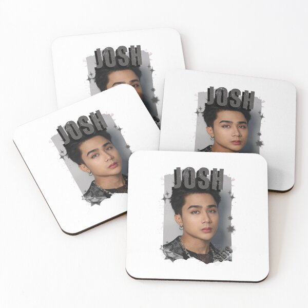 Item preview, SB19 Josh Kings of P-pop Filipino in Monochrome Black and White Collage Art Design designed and sold by HELL0WBELLO.