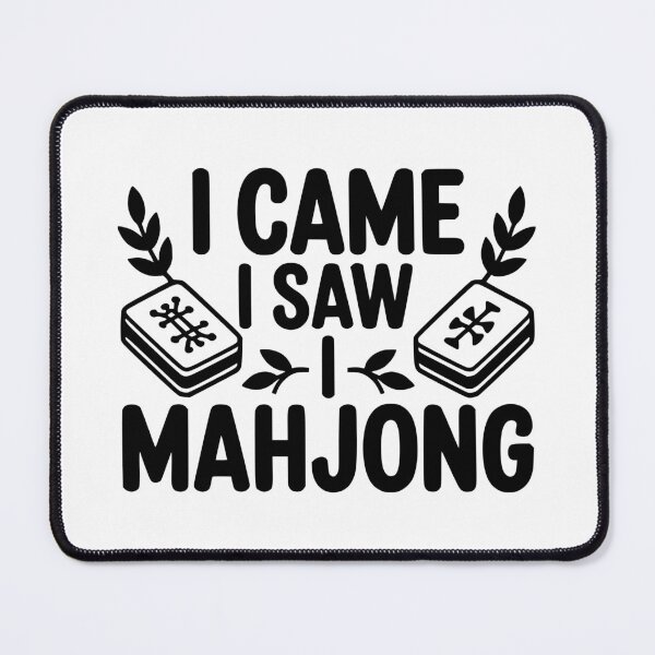 Item preview, I Came I Saw I Mahjong designed and sold by theartfulaspie.