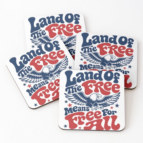 Item preview, Land Of The Free Means Free For All Patriotic Eagle designed and sold by GrooveAndGlow.