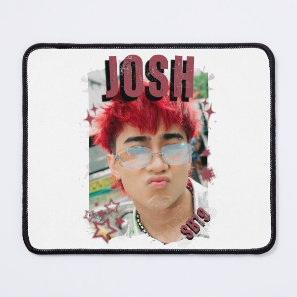 Item preview, SB19 Josh Kings of P-pop Filipino in Monochrome Black and White Collage Art Design designed and sold by HELL0WBELLO.