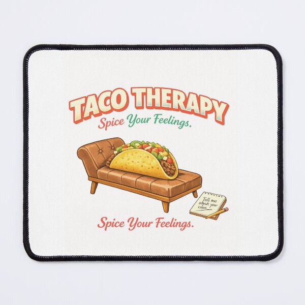 Item preview, TACO THERAPY designed and sold by ViralVisionsCreating .