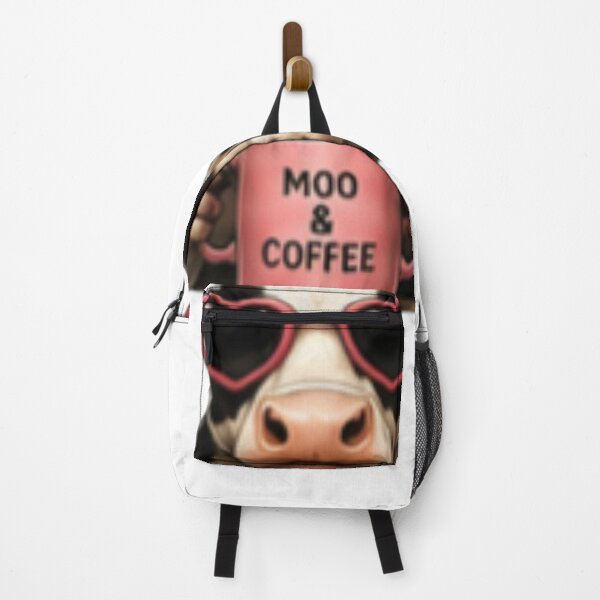 Item preview, Moo and Coffee Cute Cow Lover Design designed and sold by DailyDoodlesBySumbul.