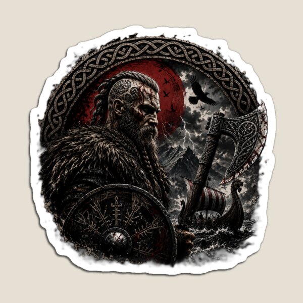 Item preview, Fierce Viking Warrior designed and sold by Thor-stone.