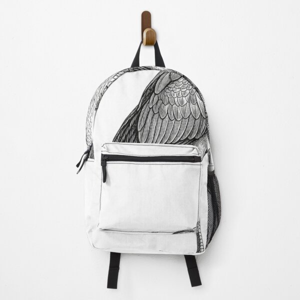 Item preview, Realistic high detail black and white ibis designed and sold by Minimalisticaly.