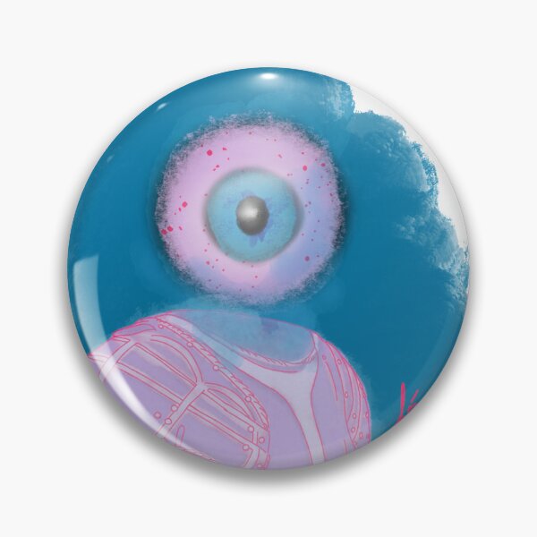 Item preview, A strange blue knight's eye designed and sold by mousse-tache.
