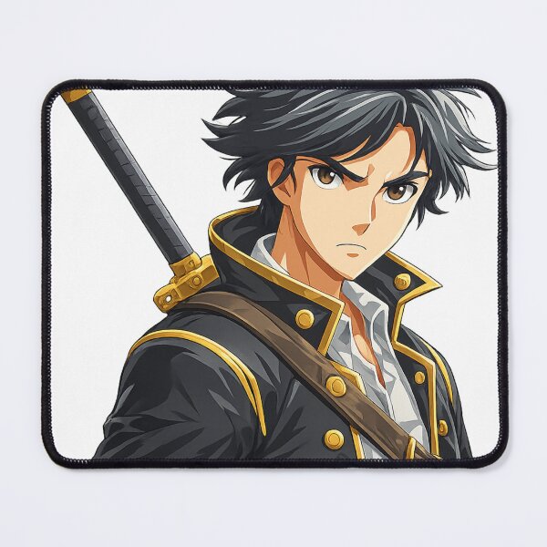 Item preview, Original Anime-Inspired Fantasy Swordsman | Epic Warrior Digital Art designed and sold by ArtesioByZaber.