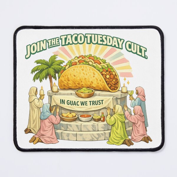 Item preview, JOIN THE TACO TUESDAY CULT designed and sold by ViralVisionsCreating .