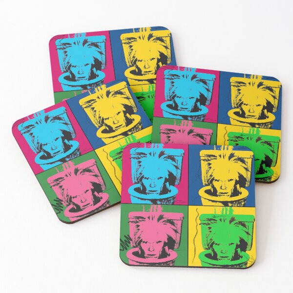 Item preview, Andy Warhol Skibidi Toilet Pop Art designed and sold by simdragonart.