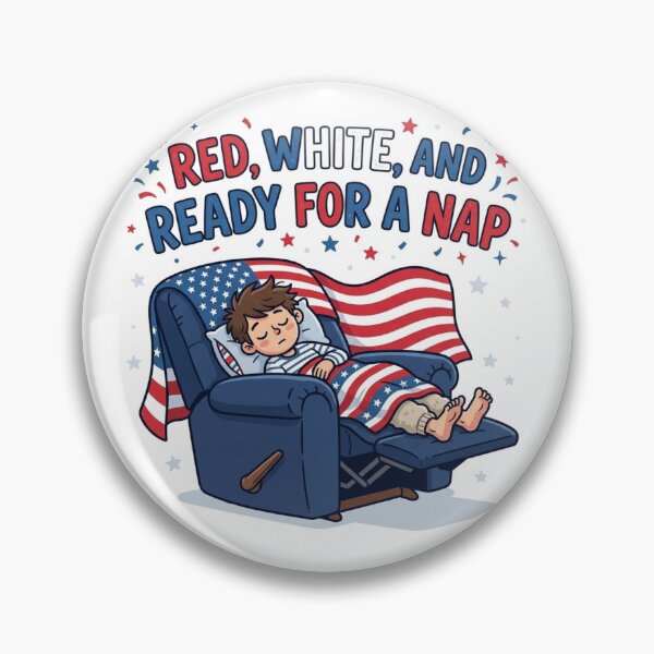 Item preview, Red, White, and Ready for a Nap designed and sold by 1st Choice Design.