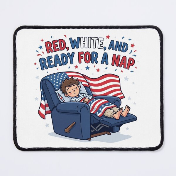 Item preview, Red, White, and Ready for a Nap designed and sold by 1st Choice Design.
