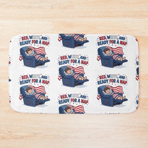 Item preview, Red, White, and Ready for a Nap designed and sold by 1st Choice Design.