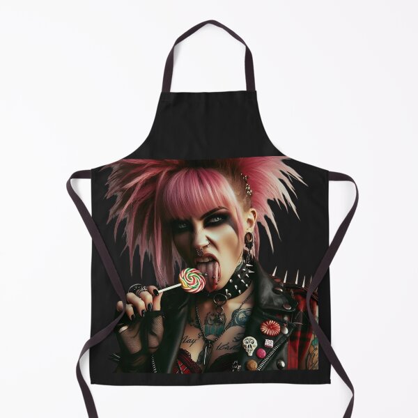 Item preview, Punk Girl Licking Swirl Lollipop designed and sold by Voodoo Store Paranormal Collections.