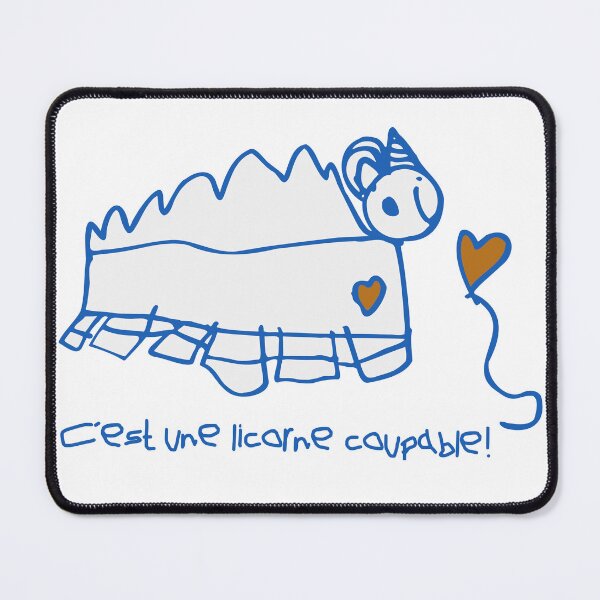 Item preview, c'est une licorn coupable designed and sold by Guiltyunicorn.