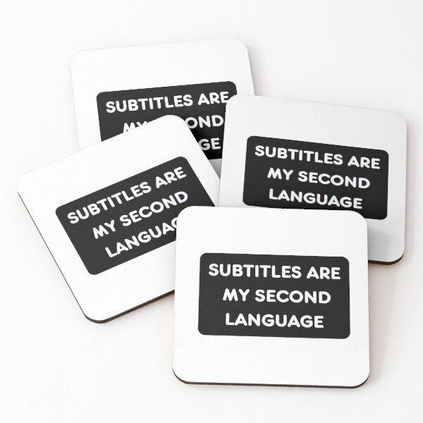 Item preview, Subtitles Are My Second Language K-Drama designed and sold by fatoshisme.