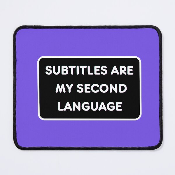 Item preview, Subtitles Are My Second Language K-Drama designed and sold by fatoshisme.
