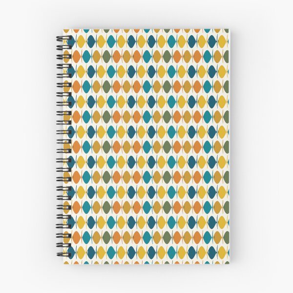 Item preview, Mid Century Modern Multicolor Retro Fish Pattern designed and sold by kierkegaard.
