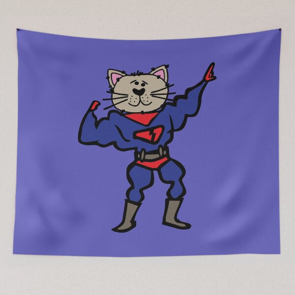 Item preview, Cat Halloween Supercat designed and sold by tarek25.