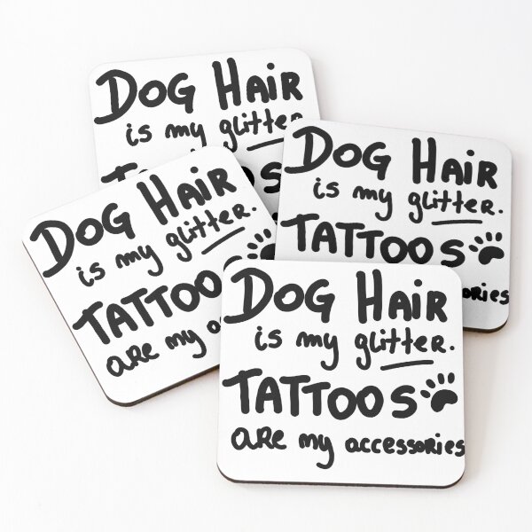 Item preview, dog love, tattoo, glitter designed and sold by Kasia1987t.