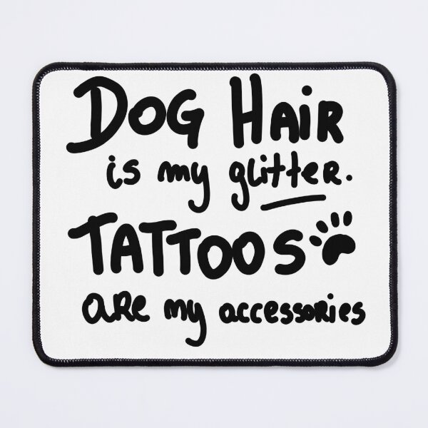 Item preview, dog love, tattoo, glitter designed and sold by Kasia1987t.