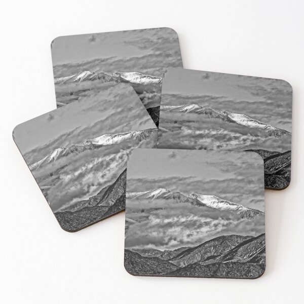 Item preview, Nevado de Cachi Salta – Mountain Snow Clouds Andes Argentina Black and White Photo Altitude designed and sold by Keltoi-art.