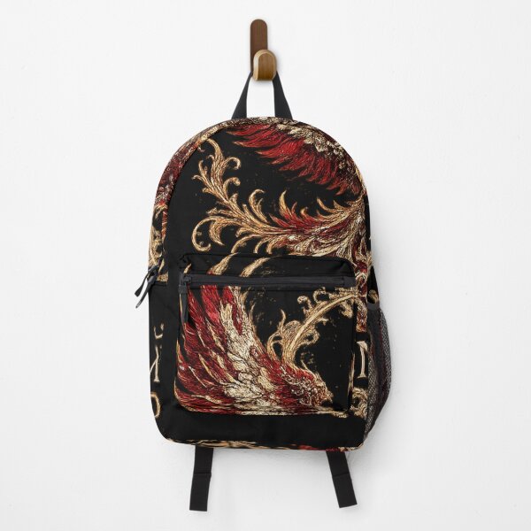 Item preview, LEGENDARY Phoenix – Luxury Renaissance Gold Firebird Emblem Art Print designed and sold by Emoji Emblems.