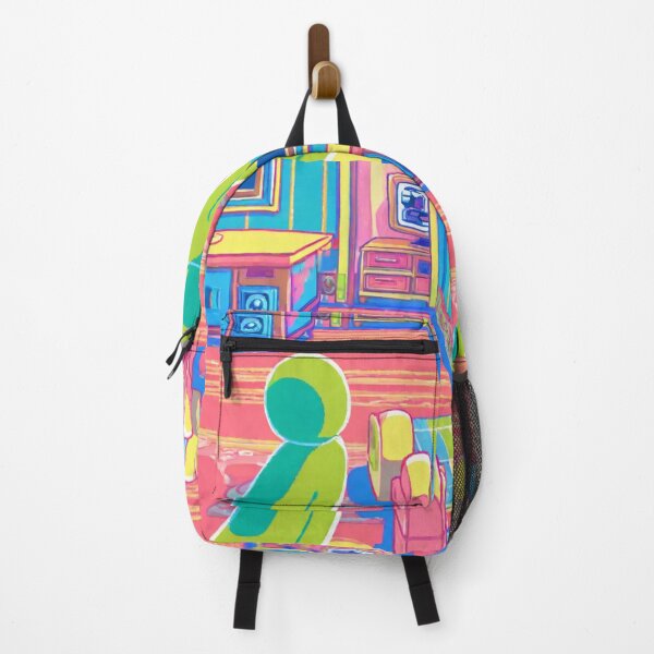 Item preview, Art - Abstract digital art, Psychedelic domestic interior designed and sold by Reverso-Design.