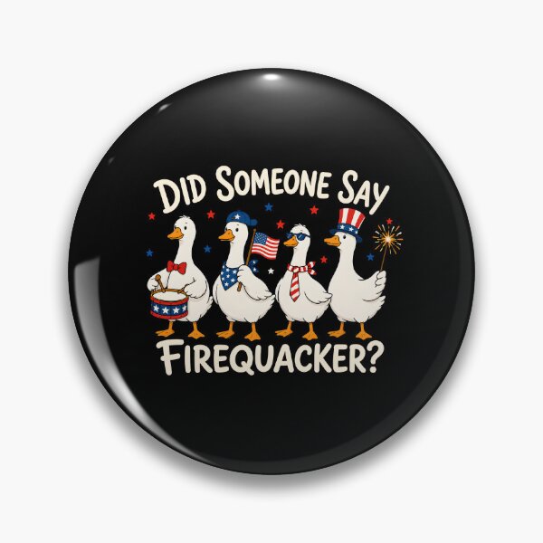 Item preview, Did Someone Say Firequacker Funny Patriotic Goose designed and sold by Marblaes00.