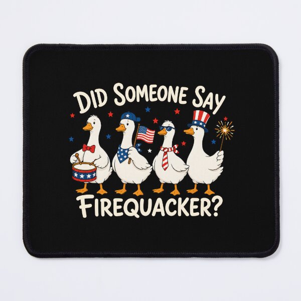 Item preview, Did Someone Say Firequacker Funny Patriotic Goose designed and sold by Marblaes00.