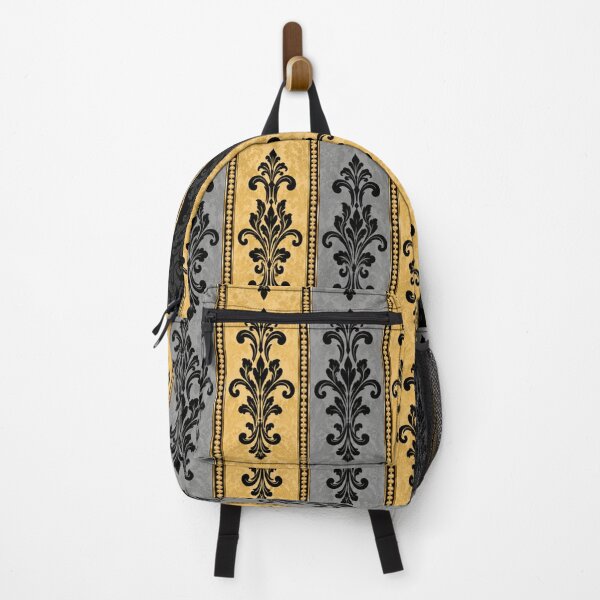 Item preview, Black, Gray & Gold Striped Damask designed and sold by DesignsByPrnces.