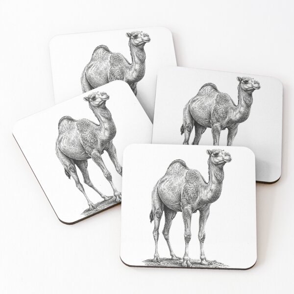 Item preview, Realistic high detail black and white camel designed and sold by Minimalisticaly.