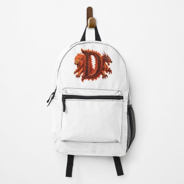 Item preview, Emberborn Zodiac Dragon-Leo Letter D designed and sold by BlissBlvdShop.
