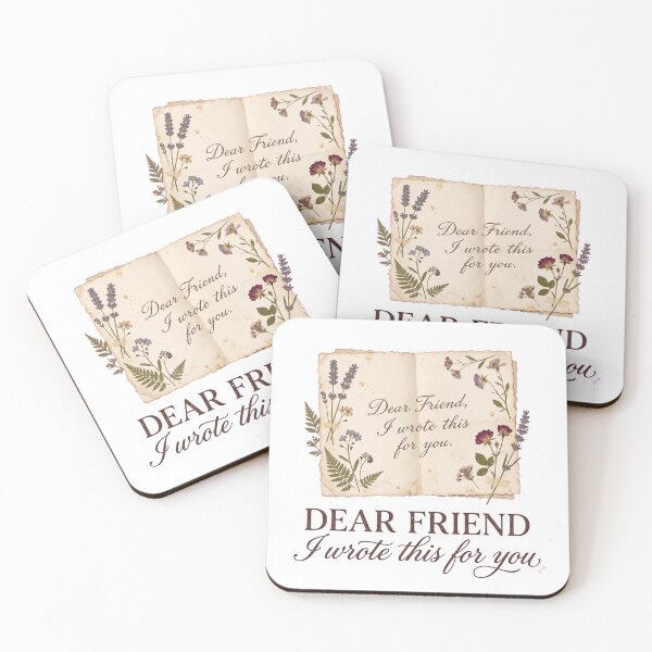 Item preview, Dear Friend I Wrote This For You designed and sold by GoverArt.