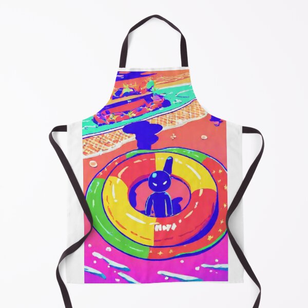 Item preview, Art - Absurdist Graphic Work, Dreamlike Float in Saturated Palette designed and sold by Reverso-Design.