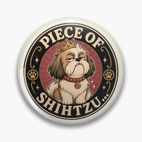 Item preview, Piece of Shihtzu Funny Shih Tzu Dog Pun Gift designed and sold by Anyshca.