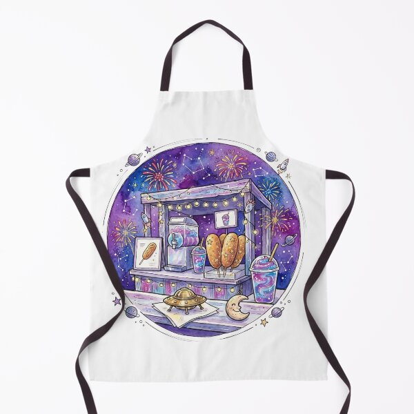 Item preview, Cosmic Carnival Food Stand | Galaxy Slushies & Celestial Corn Dogs | Cute Space Festival Art designed and sold by Cosmic Doodle Co..