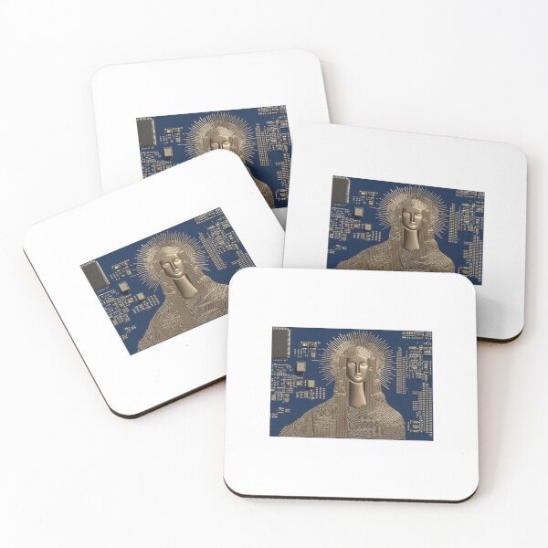 Item preview, Virgin Mary Chip Art Sticker <3 designed and sold by lolalacavaaa.