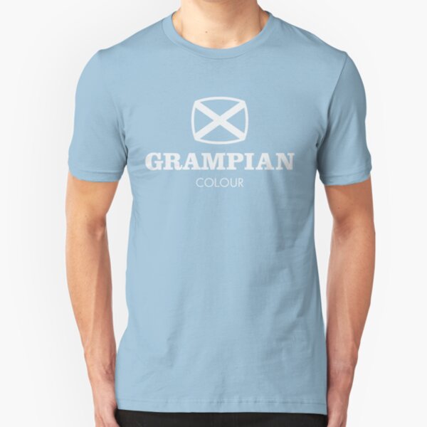 Grampian retro TV logo Slim Fit T-Shirt