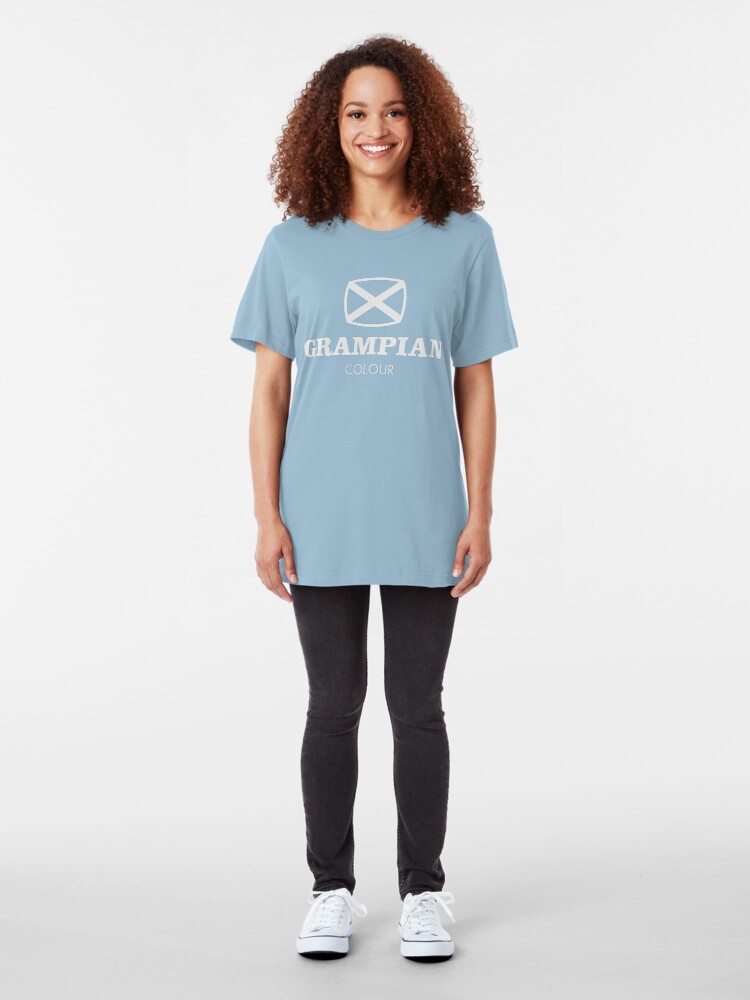 Alternate view of Grampian retro TV logo Slim Fit T-Shirt