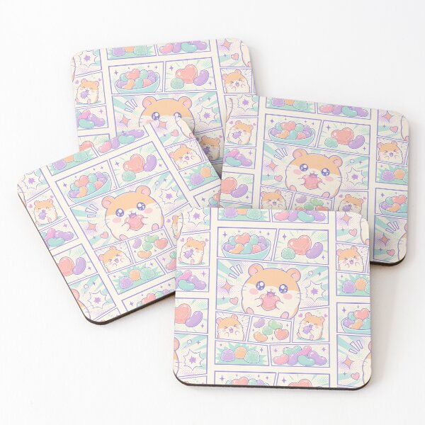 Item preview, Kawaii Hamster Gummies Comic Panels designed and sold by Magmashup.