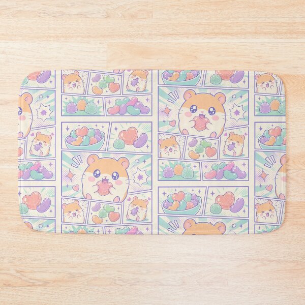 Item preview, Kawaii Hamster Gummies Comic Panels designed and sold by Gift Phrase Studio.