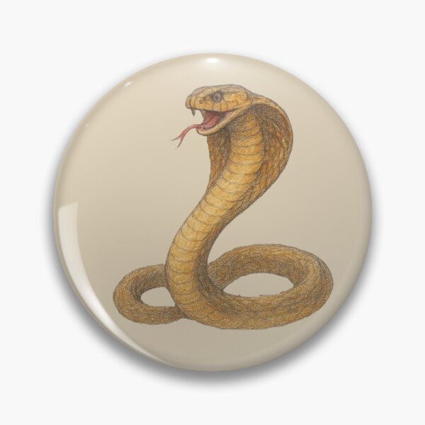 Item preview, Cobra – animal illustration designed and sold by JOANNASKAH.
