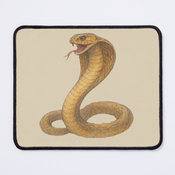 Item preview, Cobra – animal illustration designed and sold by JOANNASKAH.