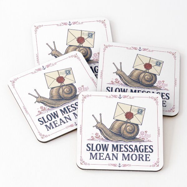 Item preview, Slow Messages Mean More designed and sold by GoverArt.
