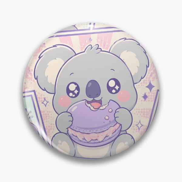 Item preview, Kawaii Koala Macaron Comic Panels designed and sold by Gift Phrase Studio.
