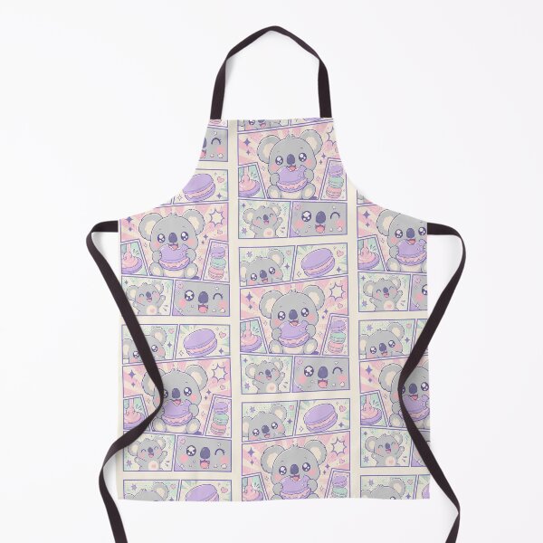 Item preview, Kawaii Koala Macaron Comic Panels designed and sold by Gift Phrase Studio.