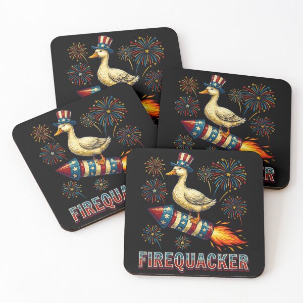 Item preview, FireQuacker Patriotic 4th Of July designed and sold by EfiKrios.