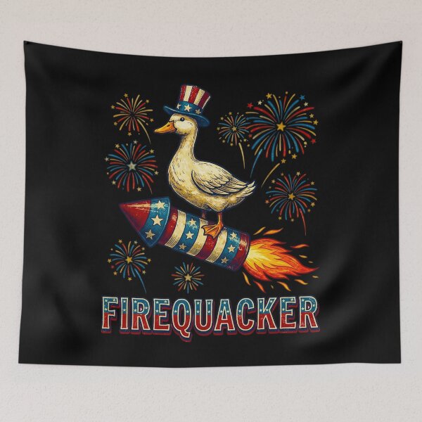 Item preview, FireQuacker Patriotic 4th Of July designed and sold by EfiKrios.
