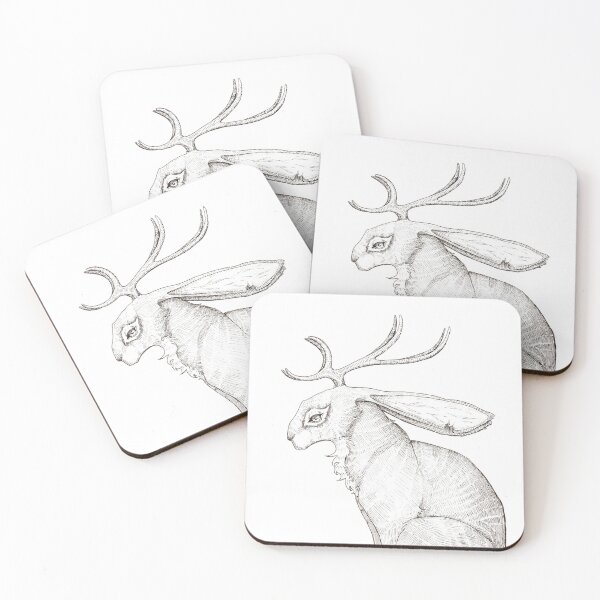 Item preview, Jackalope Ink Illustration designed and sold by Eleven Crows.