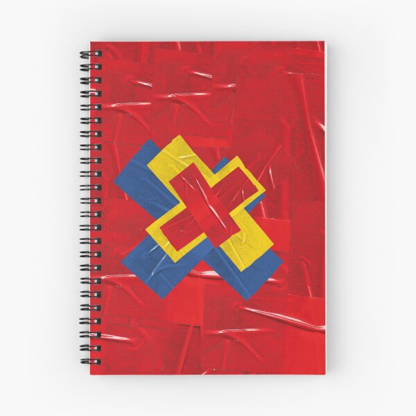 Item preview, Red Blue Yellow Tape Collage designed and sold by Swooncake Press.